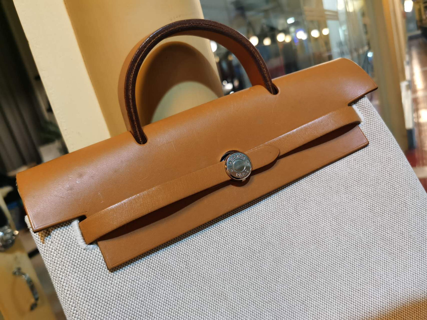 Pre-loved Hermès Vintage Herbag Backpack