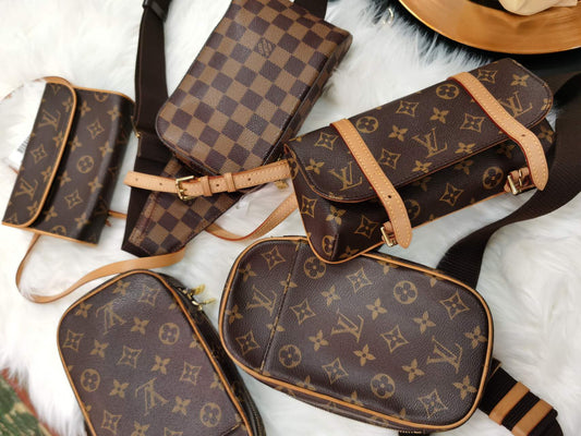 Pre-loved Louis Vuitton Vintage Pochette Florentine Belt Bag Monogram