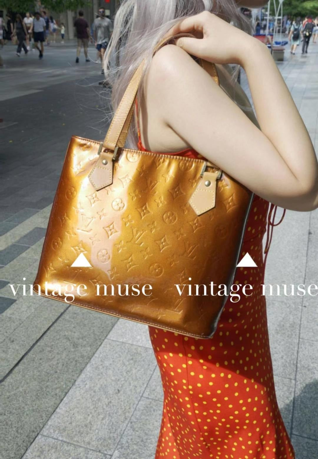 Vintage Patent Leather Purse Louis Vuitton