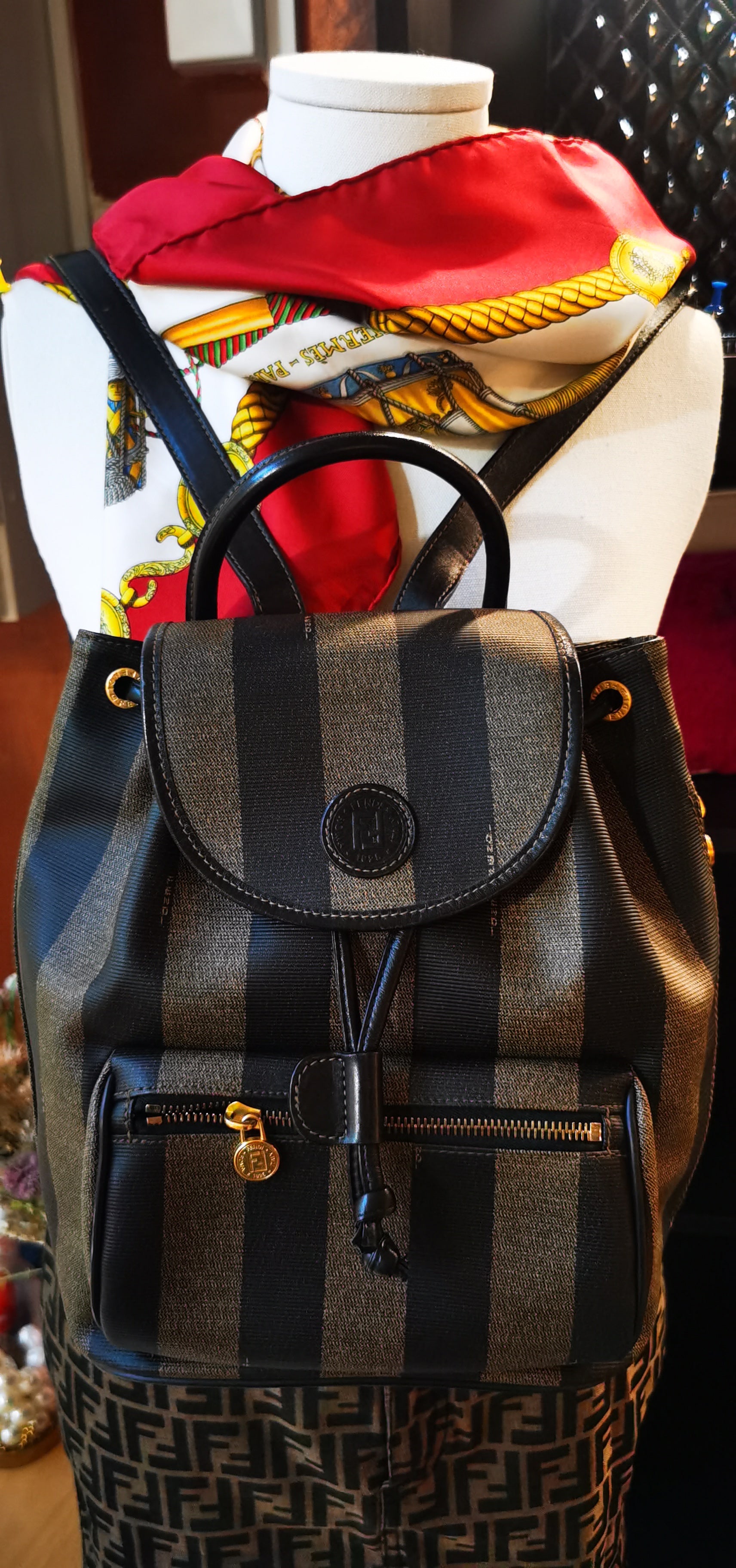 Fendi cheap pequin backpack