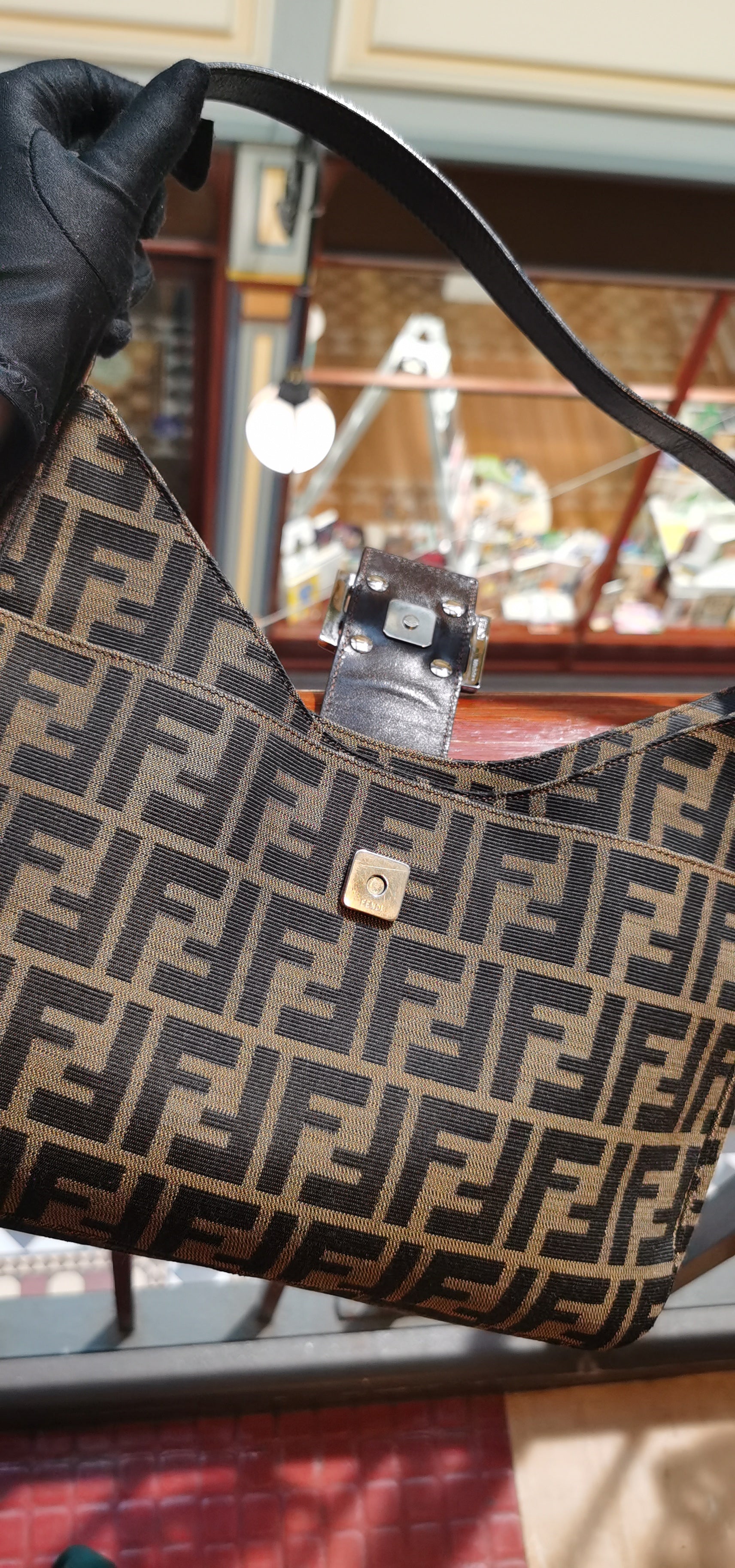 Fendi zucca hot sale vintage bag